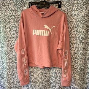 Puma cropped hoodie